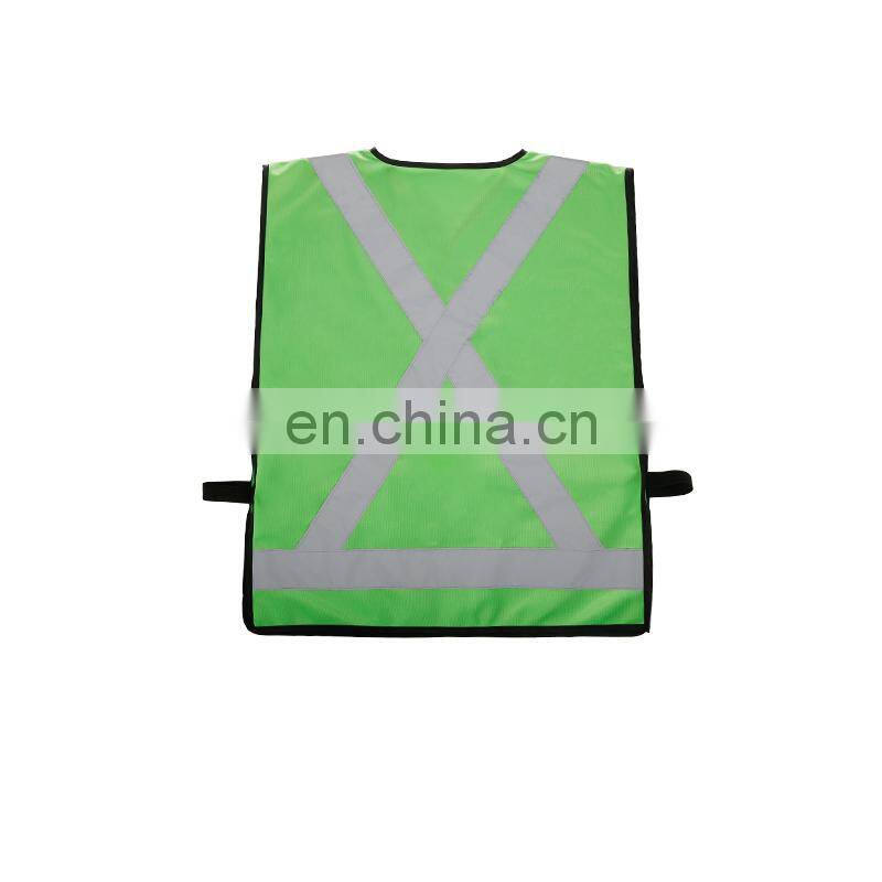 100%Polyester colorful reflective safety vest for running with BSCI certificate