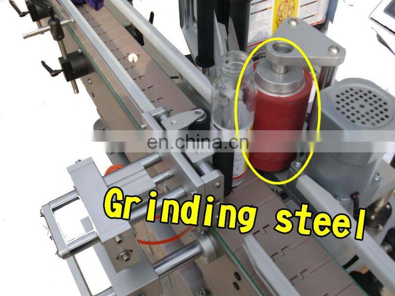 ISO standard automatic round bottle sticker labeling machine servo motor with fixed-position function