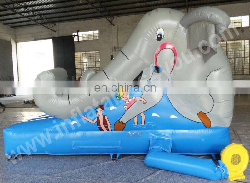New design Elephant small inflatable slides for kids