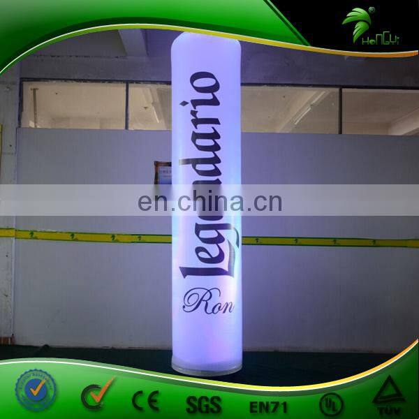 Advertisingg Led Inflatable Pillar / Inflatable Long Tube / Roman Lighted Pillars