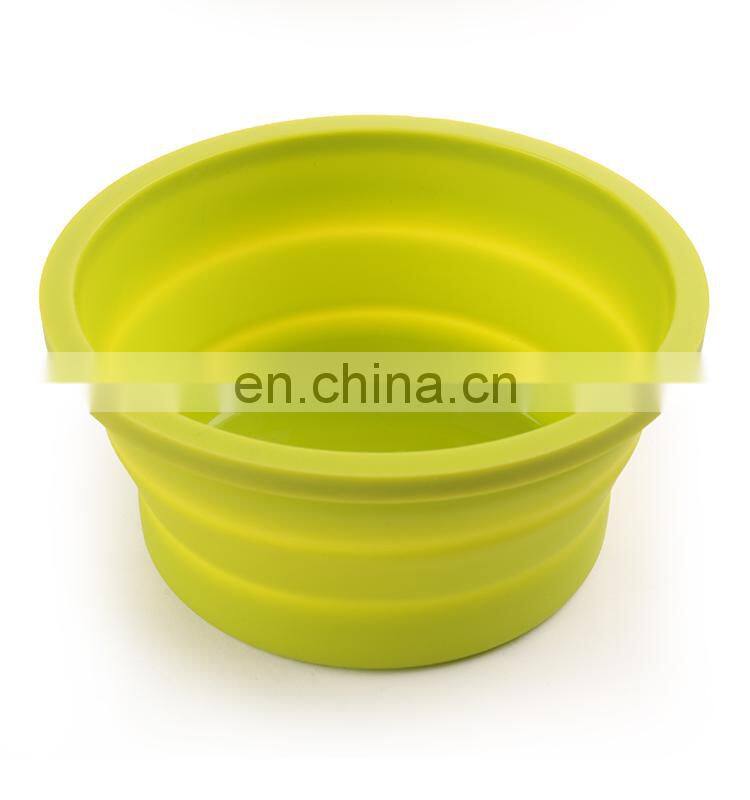 Pet Application Accessories Portable Dog Feeder Silica gel bowl(pro-environment silica gel)