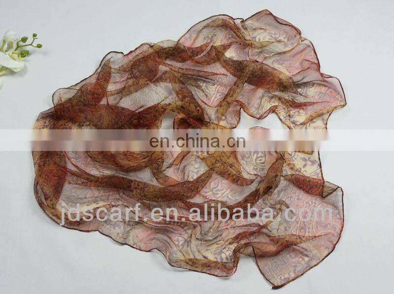 High quality spring winter fashion silk scarves wholesale