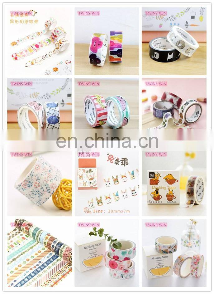 China on line hot-selling multi colored masking tape wholesale printed waterproof kraft paper self adhesive tape