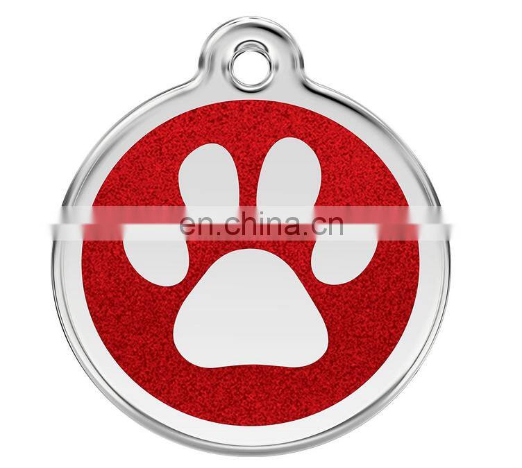 Custom cheap metal pet ID sublimation dog tag