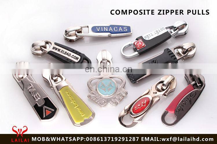 Popular zipper pulls brass for high end client