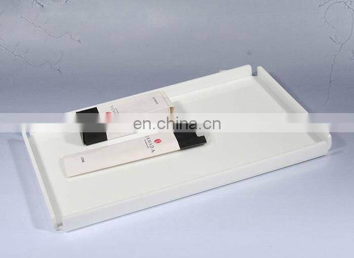 Cheap pratical rectangular plastic divided tray