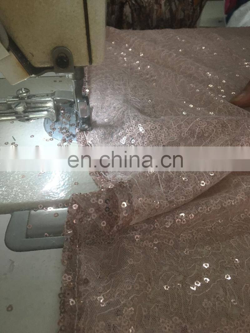 sequin table runner for banquet decoration