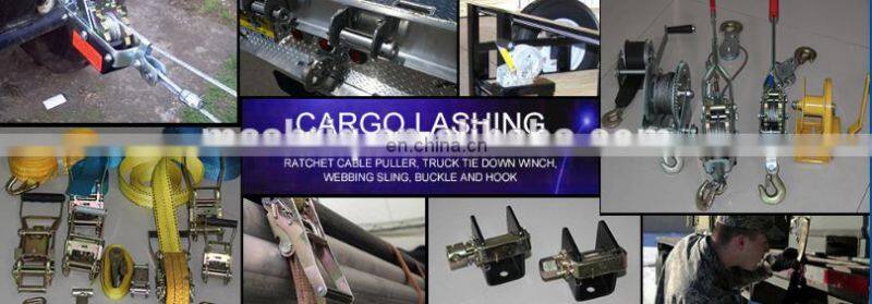 4" storable weld-on flatbed winch