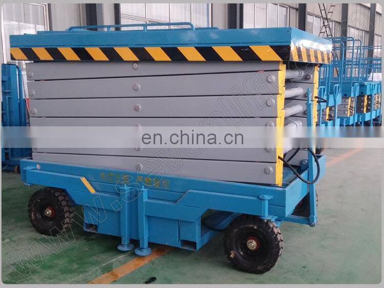 7LSJY Shandong SevenLift portable upright hydraulic 20 meter scissor lift used