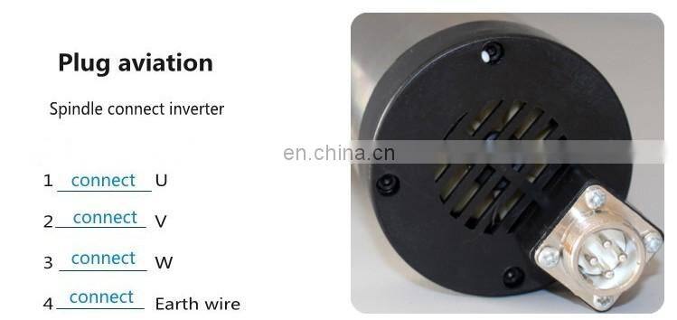 Spindle Cnc Router 2.2kw 220V Air Cooled Spindle Motor + 220v Vfd/ Inverter +80mm Clamp +ER20 Collects