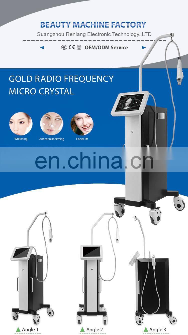 Renlang RF Device Series Micro Crystal Technology RF Microneedle Non-invasive Skin Care Equipment Vertical