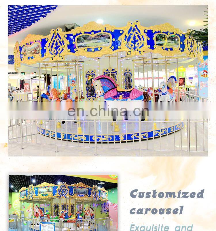Indoor Commercial Amusement Park City park Zoo Carousel Rides For Sale Price