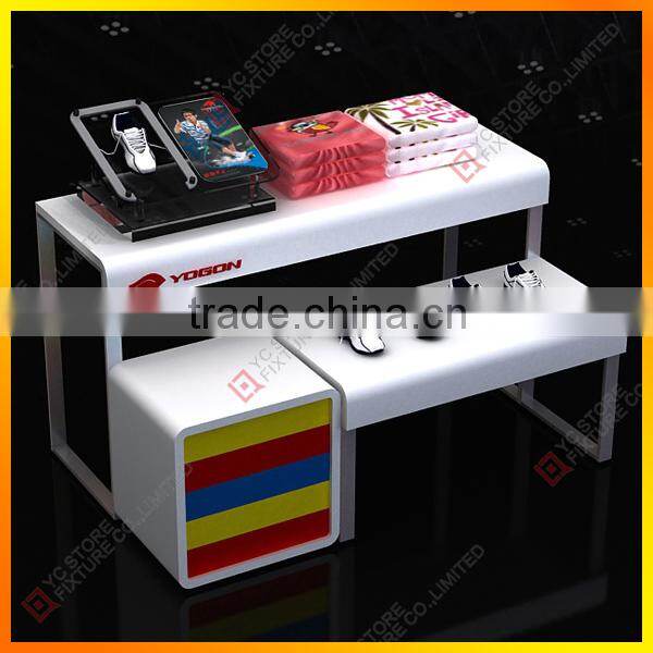 Unique design wood display table