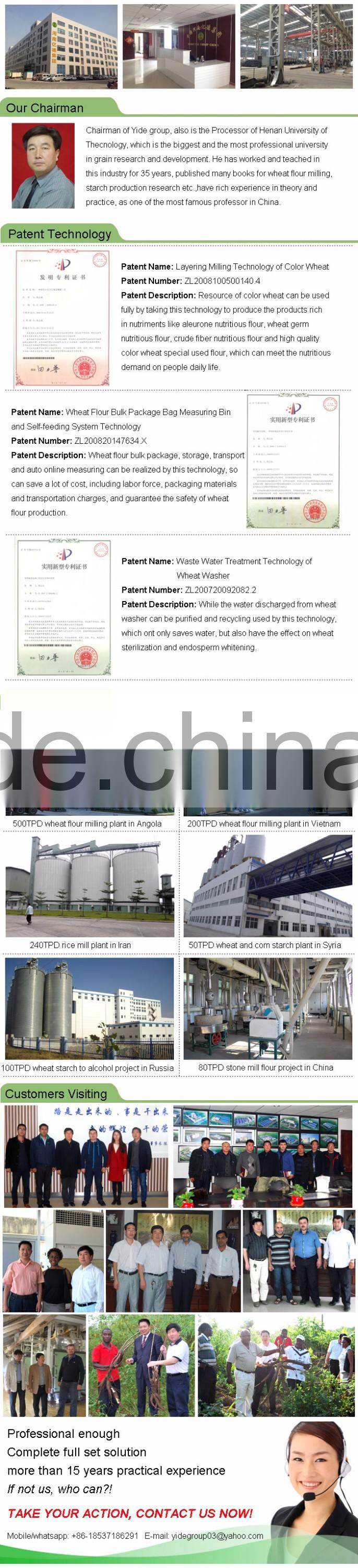 Turnkey project full automatic wheat starch line