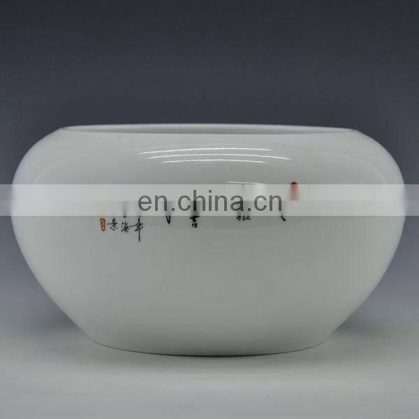 Delicate Jingdezhen Blue and White Ceramic Small Fish Bowls Jars