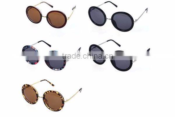 hot selling women fashion retro classic metal frame small round lens eyewear for summer