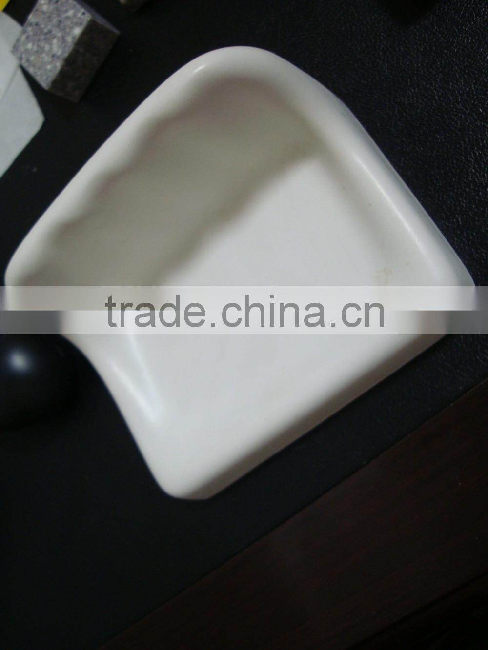 Cultured Marble Foot Rest, Wall Mount Soap Dish, Corner Mount Soap Dish, Shampoo Shelf, Trim, Accessory Ledge