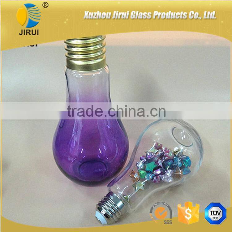 hot sale glass wishing bottle with screw cap