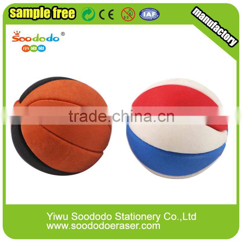 Cheap promotional eraser football shaped eraser