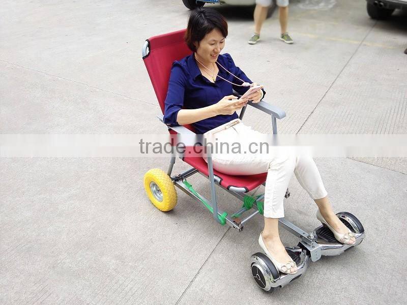 2016 New Arrival Multifunctional Hoverboard Cart, Two Wheels Aluminum Structural Frame Of Self Balancing Electric Scooter