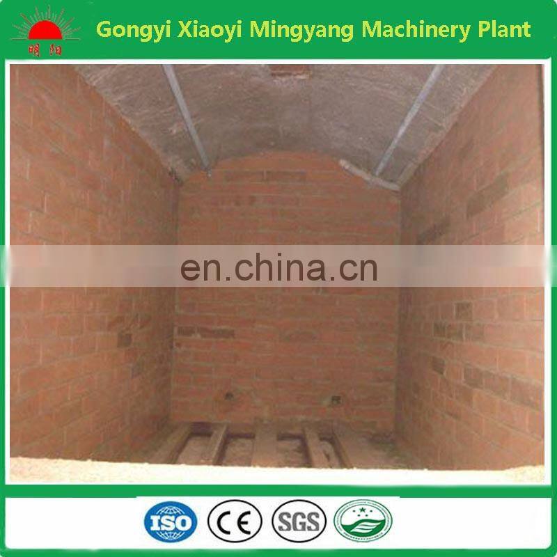 New design smokeless 800kg/24h energy-saving charcoal making kiln with low energy cost
