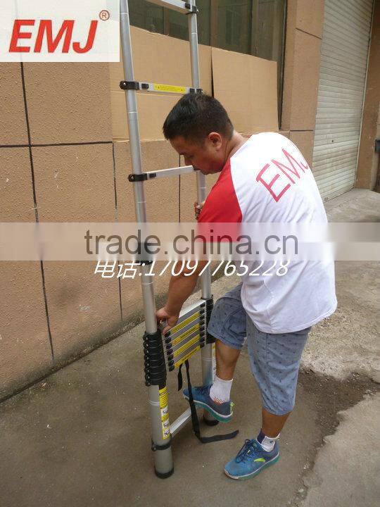 Aluminum portable telescopic ladders 4.1m