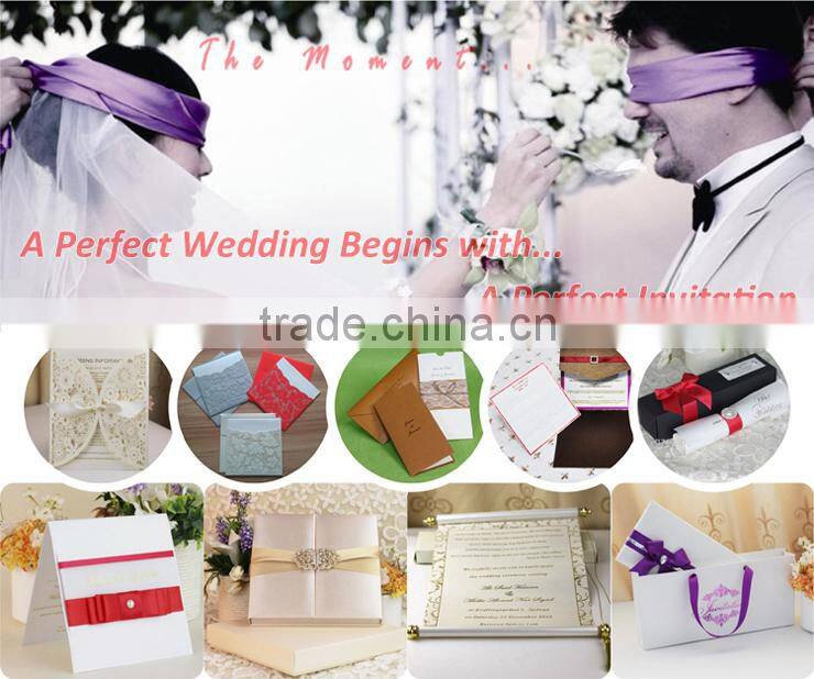 Luxury Lace Handmade Wedding Invitation Card Designs