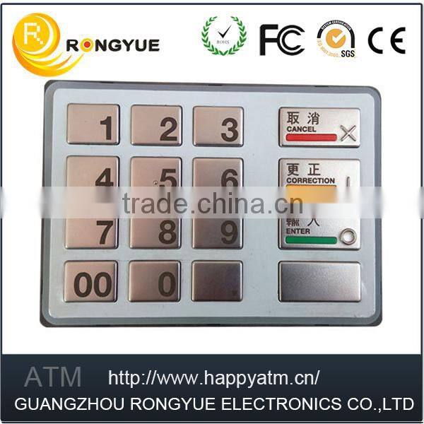 atm machine metal parts EPP5 49-216686-000A 49216680717A skimming keypad led numeric keypad