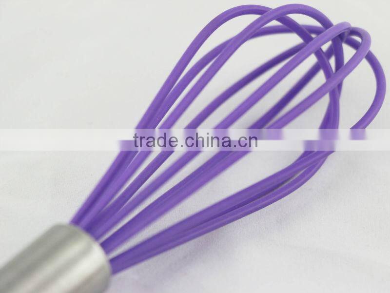 Coloful Eggbeater Mixer With Different Material Handle