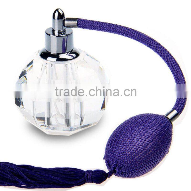 China manufacturer new style 30ml crystal glass perfume bottle