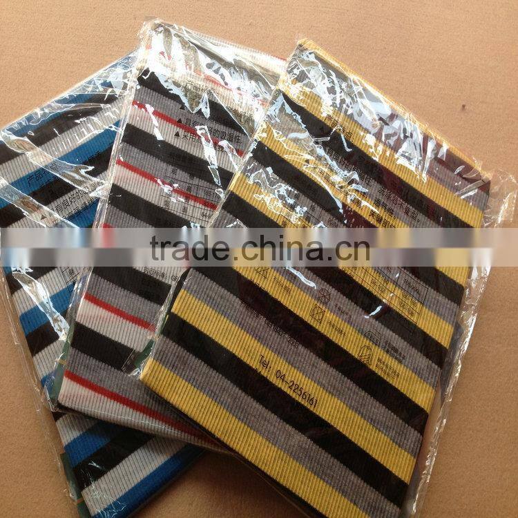 0.7USD Stock Cheappest Rib Cotton Colorful Strip Men Running Singlet/ Men Tops ( kcbx004 )