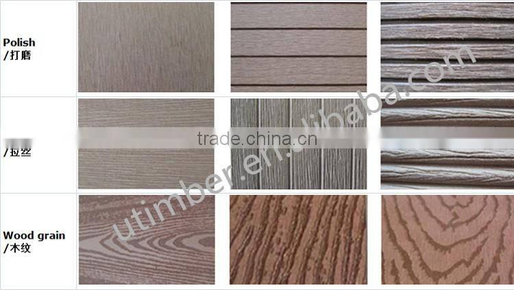 Composite deep embossing outdoor wpc decking 150x25mm