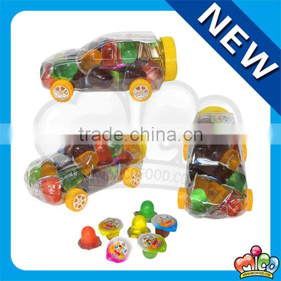 mini cup jelly in mini car jar