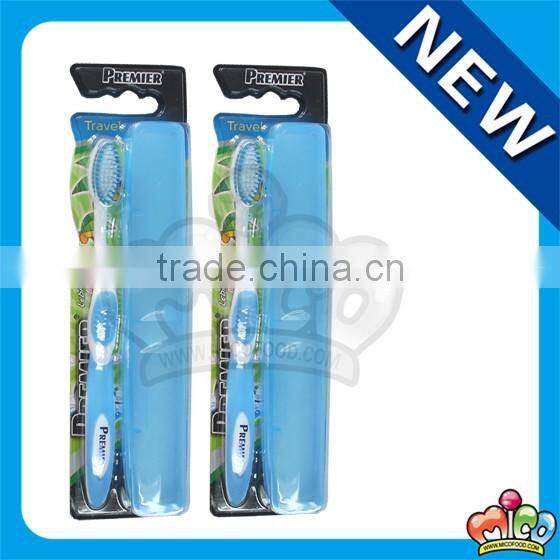 the toothbrush with small box for travelling