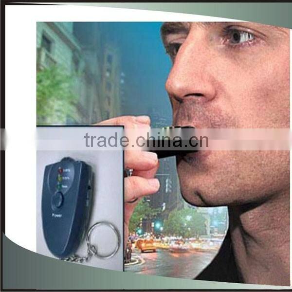 LED Accurate Portable Breath Alcohol Tester breathalyzer with Flashlight