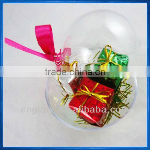Plastic container,Clear plastic bauble