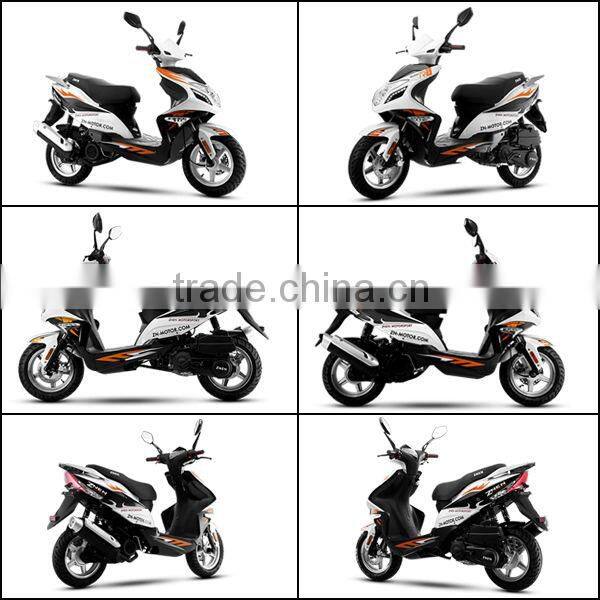 ZNEN new Patent Scooter 50CC LED lights EEC approved water cooling engine vespa Gas Scooter