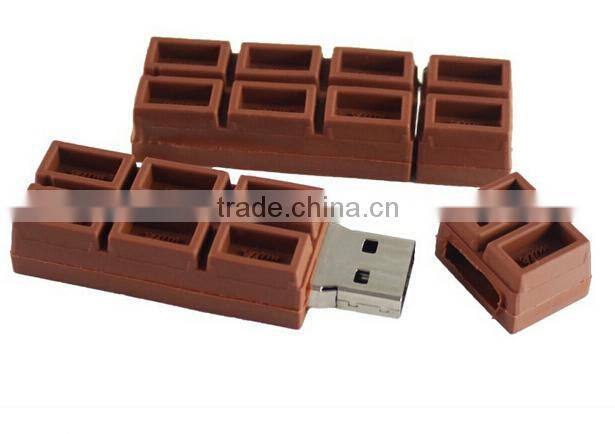 2015 hot sell products chocolate usb drive