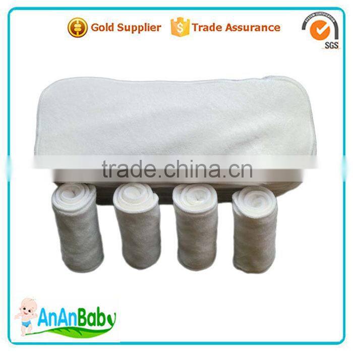 Super-Absorbency Protecting Skin Hemp Cotton Kids Nappy Pads