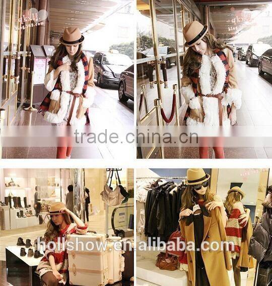 Star Favourite Ribbon Fixed Ladies Elegant Vintage Wool Fedora Hat