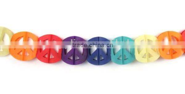 2015 the newest est and cheapest party decoration PAPER GARLAND multiful design pull paper flower for wedding