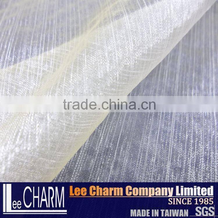 Sheer Bright Crystal Curtains Snowflake Decorations Wedding Fabric