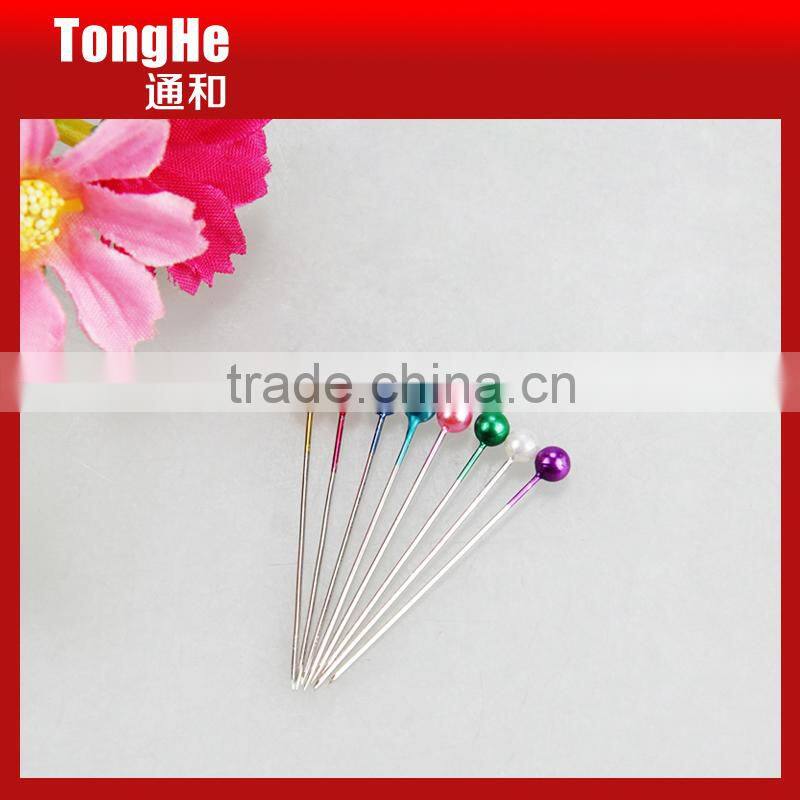 Colorful Ball Head Pin Pearl Head Pins, Garment accessories