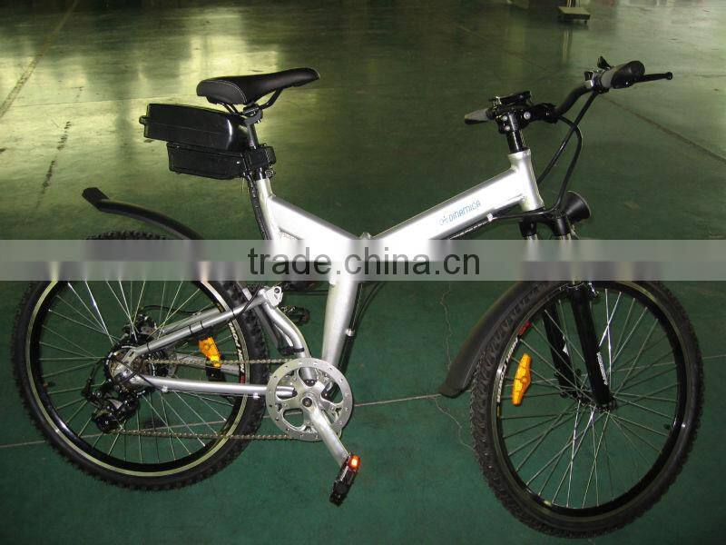 folding electric mountain bike