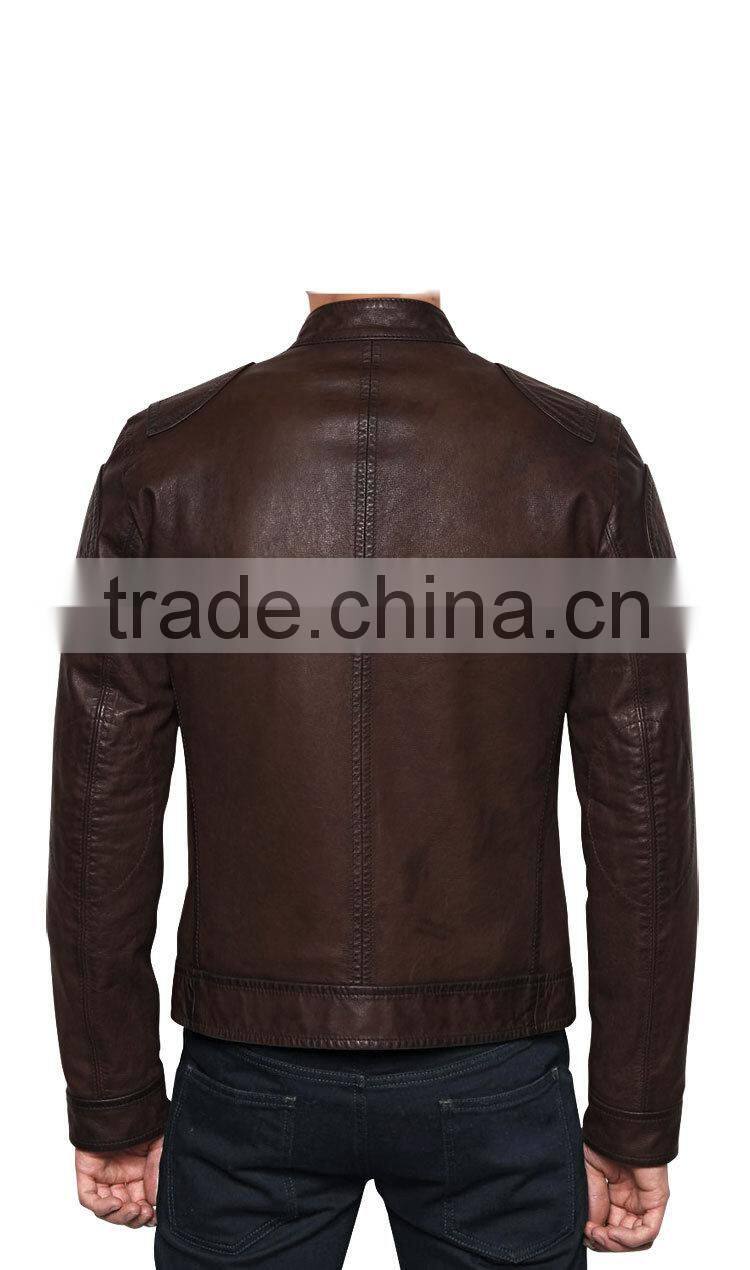 VINTAGE INSPIRED MENS BIKER JACKET