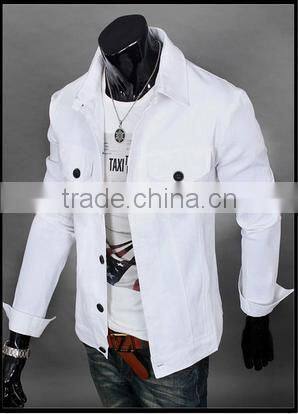 Men Winter Fashion Jacket In Pure Color