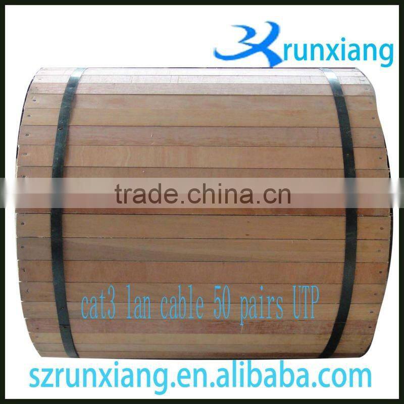 2 pairs lan cable PVC outdoor cat3 cable with best price