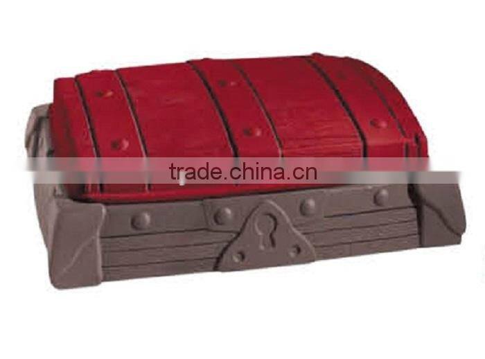 2014 New Pumpkin Design Kids Outdoor&Indoor Playground Customized Plastic&Wooden Sandbox with Cover Sandpit LE.SS.004