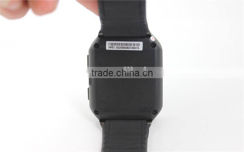 5.0M camera 3G WCDMA 2100 WiFi GPS smart watch android 4.4