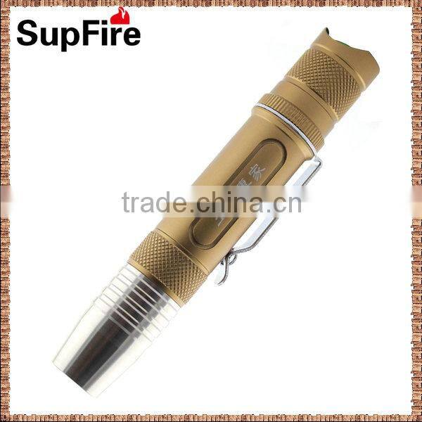 led torch mini aluminum flashlight